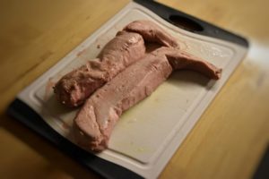 filetto di maiale sous-vide (cotto sottovuoto a bassa temperatura)