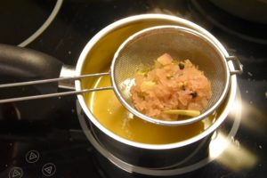 Riduzione di vermouth per rana pescatrice