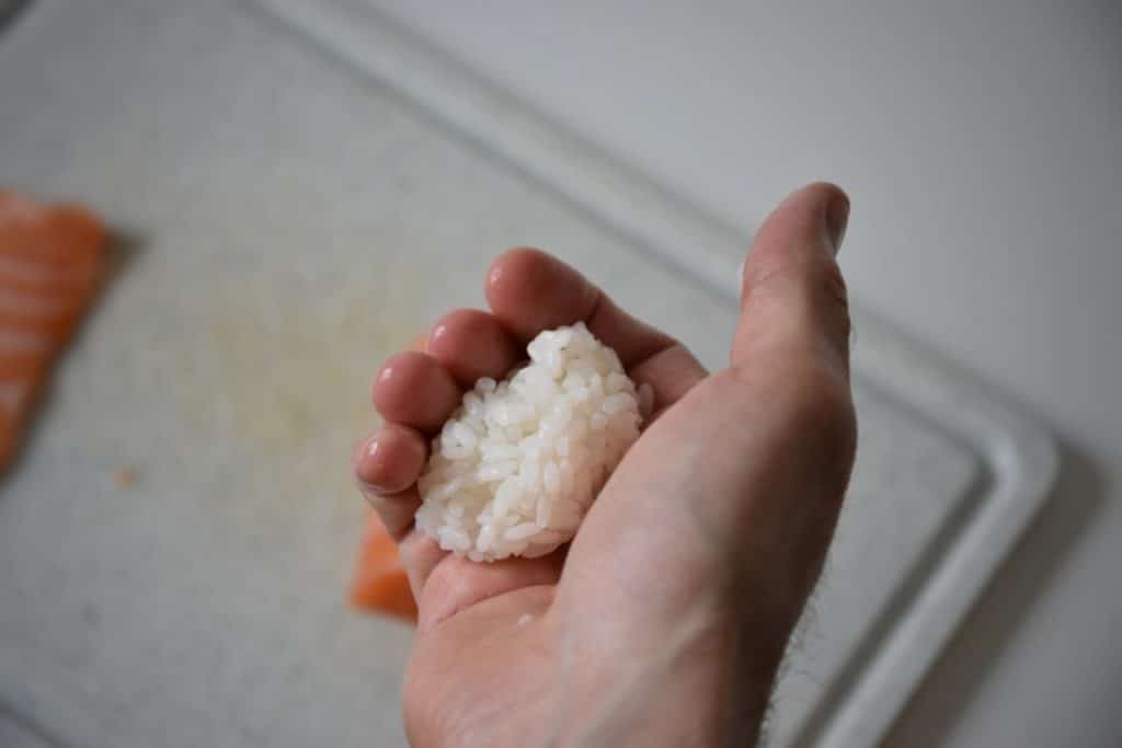 Come fare un nigiri, passo 1
