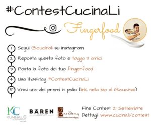 #ContestCucinaLi Estate Fingerfood Flyer