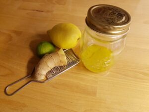 vinaigrette allo zenzero limone e lime