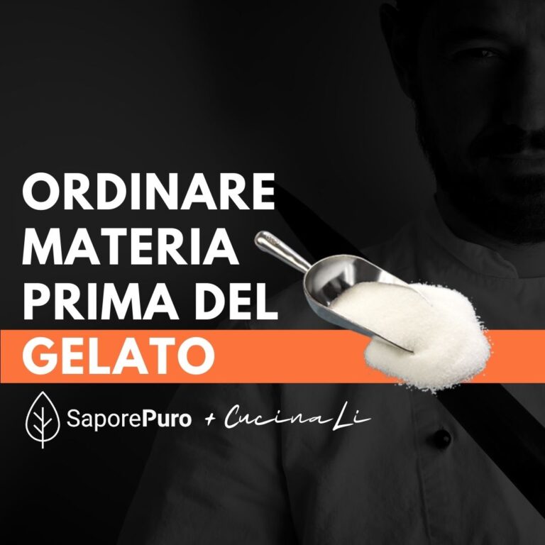 Materia Prima per il Gelato tramite Sapore Puro 1 Ordinare la materia prima per il gelato - CucinaLi Sapore Puro