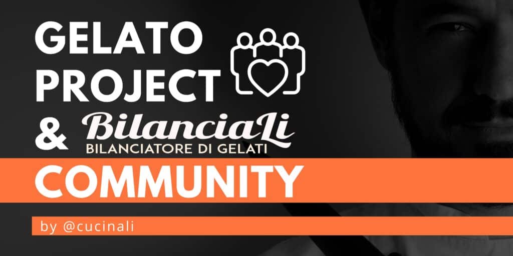 Gelato Project & BilanciaLi Community- Banner