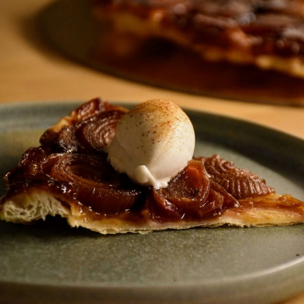 gelato gastronomico all'umami di cipolla rossa