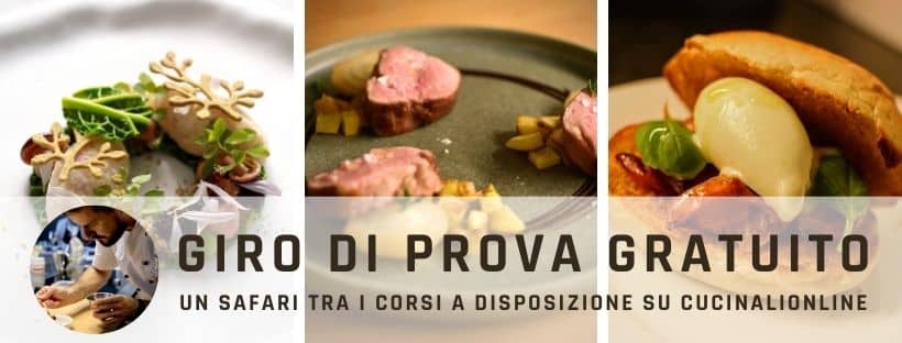 Giro gratuito dei corsi di cucinalionline Giro gratuito dei corsi di cucinalionline