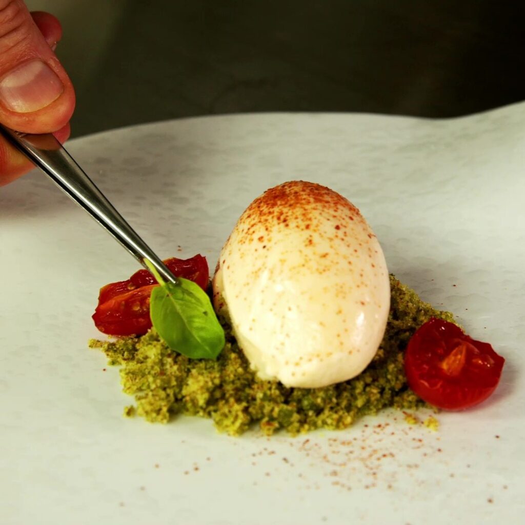 gelato all'umami di pomodoro