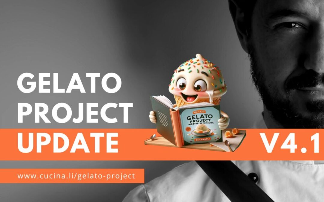 Gelato Project v4.1 - libro evolutivo sul gelato