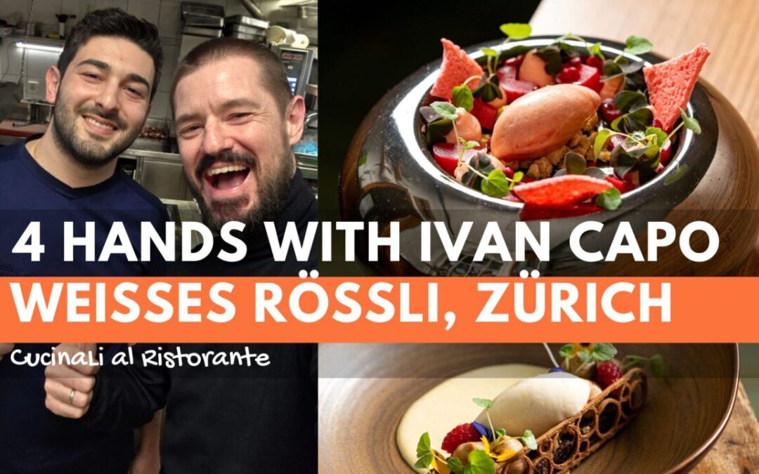 Save the date: 4 hands dinner at Weisses Rössli