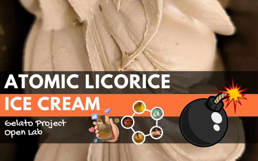 Licorice ice cream, an “atomic bomb” by Andrea Zingrillo